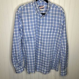 - Johnny-o Shelley Hanging Out  checkered shirt Size Large